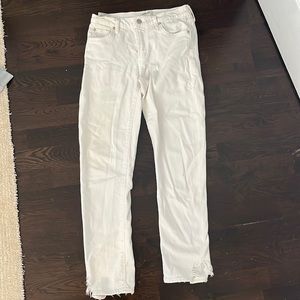Agolde White Jeans